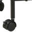 Zaylee 44.7cm W Metal Shelving Unit with Wheels-826158601