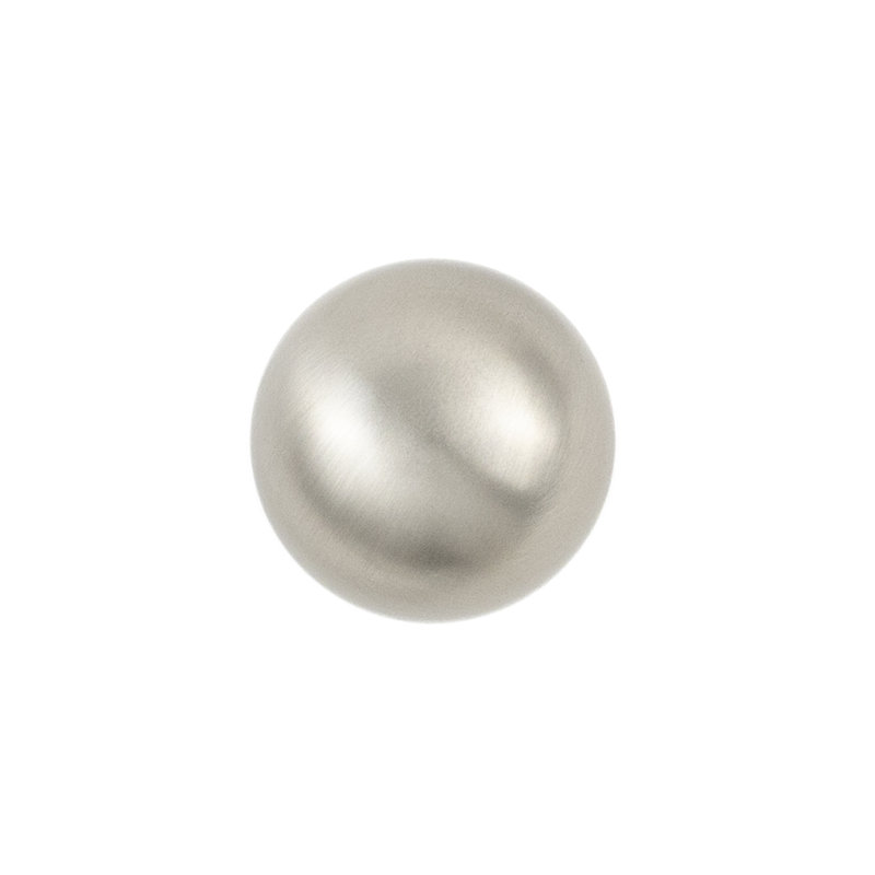 Fuller Collection Round Knob - 1 " Diameter Cabinet Knob - Traditional Hardware for Drawers & Cabinets, Stainless Steel