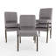Chaise d'église empilable en tissu 18,5 po Rayleigh-510659385