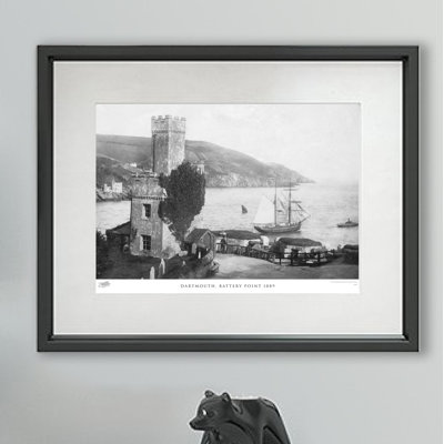 Dartmouth, Battery Point 1889 - Single Picture Frame Print