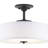 Seawright Linen LED Semi Flush Mount-2090960758