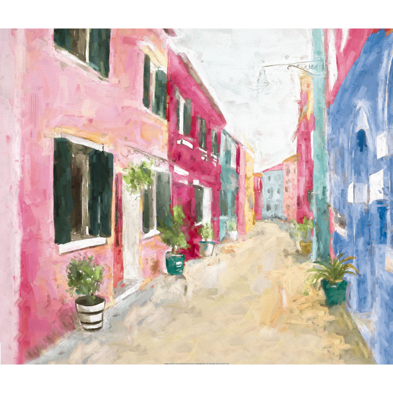 Bright City Buildings, reproduction sur toile, H 32 po x l 48 po