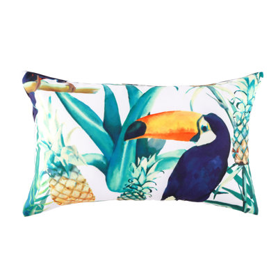 Coussin lombaire d'extérieur Black Parrots