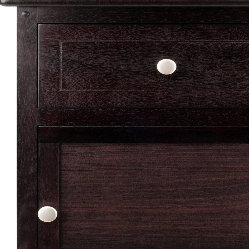 Walhill 14.96'' W Nightstand, Espresso