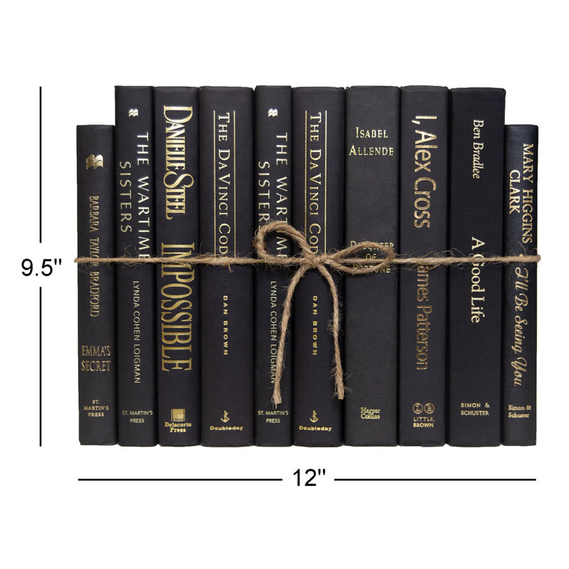 Modern Onyx & Gold Snook Book Set