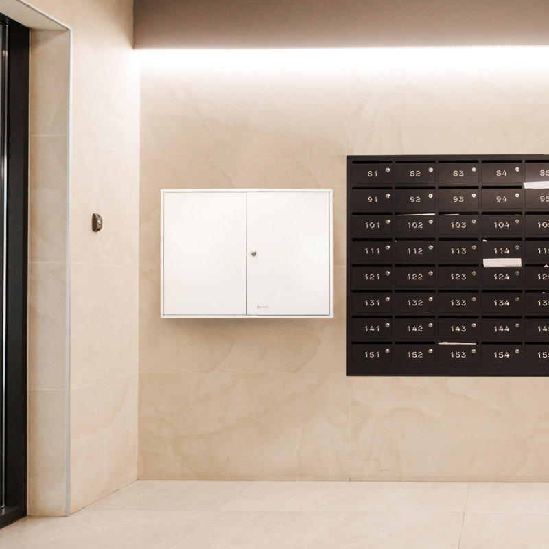600 serrures à clé réglables - acier gris, fixation murale, étiquettes colorées pour une armoire de manipulation efficace avec une organisation pratique