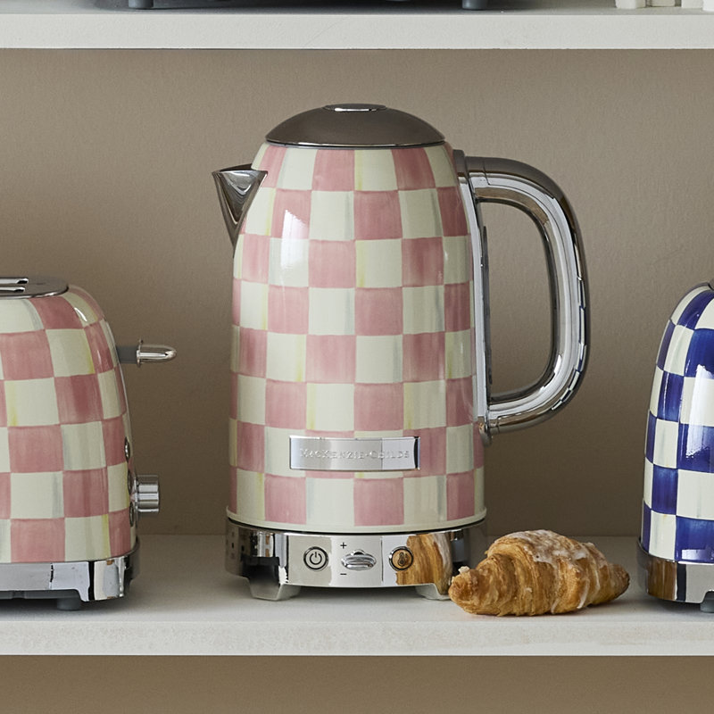 Rosy Check Electric Kettle, Rosy