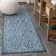 Hagerman Vintage Filigree Textured Weave Navy/Gray Indoor/Outdoor Rug