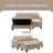 Galimberti Upholstered L-Shaped Sectional Reversible