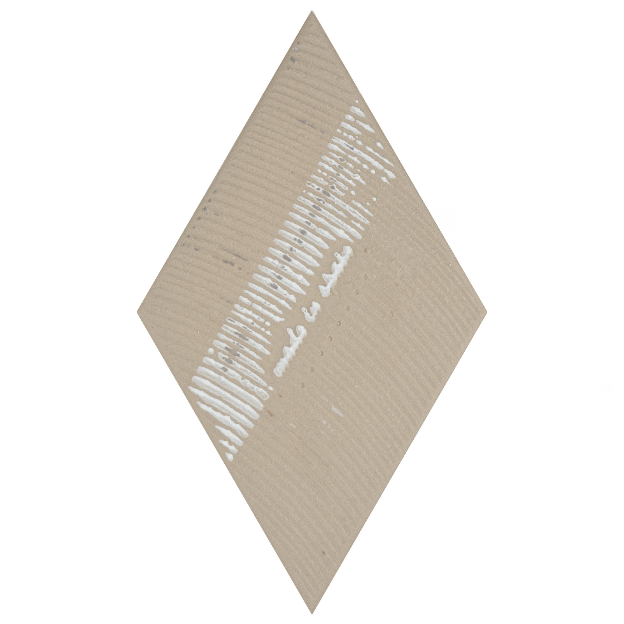 Rhombus Smooth 6" x 10" Porcelain Wall & Floor Tile, Dark Gray
