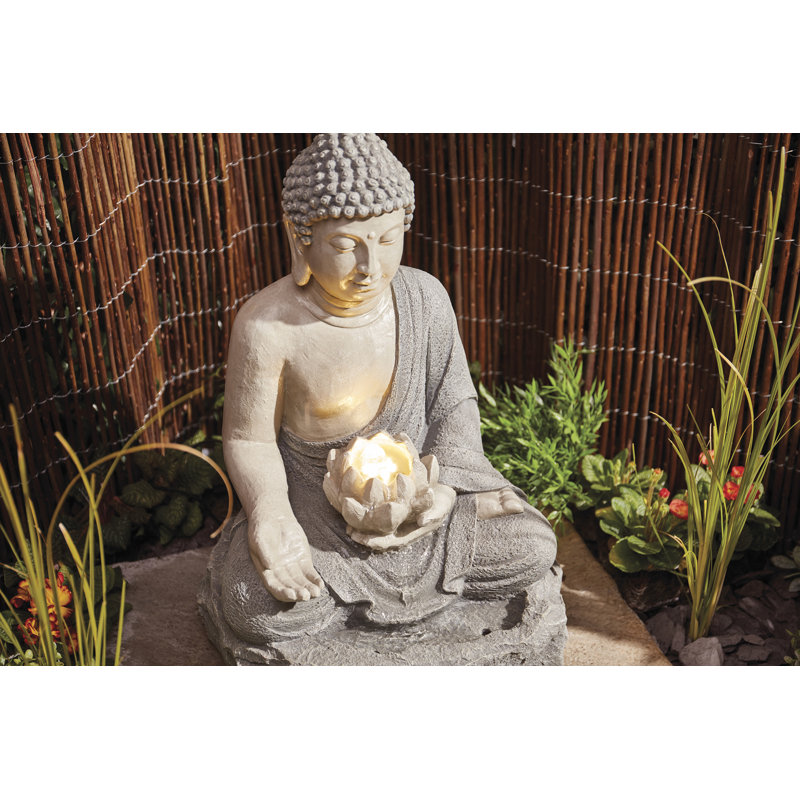 Outdoor Floor Fountain with Lights