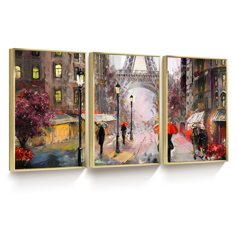 " Modern " 3 - Pieces, 16.5" H x 36.5" W 