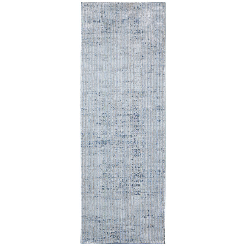 Esser Modern Solid, Accent Rug, Runner 2'6" x 7'3", Blue