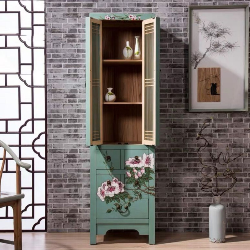 Garde-robe de style américain à peinture rétro