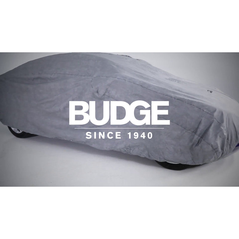 Gray Polypropylene Car Cover for Dust and UV Protection