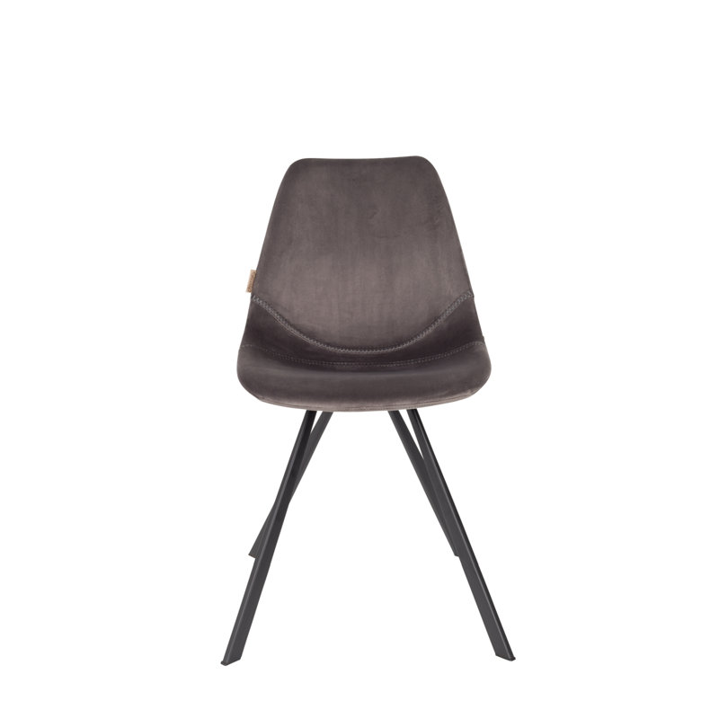 Franky Upholstered Dining Chair, Gray