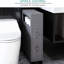 Armoire de rangement pour salle de bain grise 6,25 po x 20,5 po x 28,25 po avec organisateur l 23,6 po x H 3,8 po x P 30,3 po