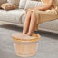 Seau de bain en bois