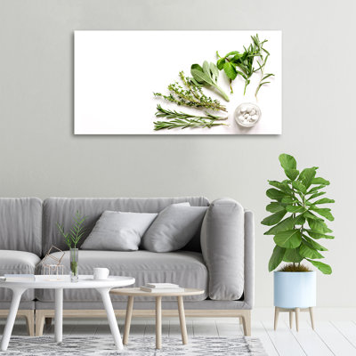 Herbs - No Frame Print on Canvas