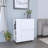 Glasgow Bar Cart Two Pull-Down Door Cabinets and Two Open Shelves