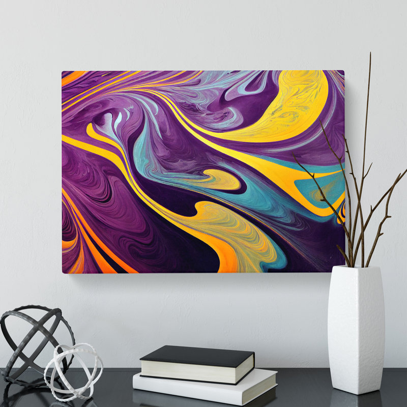 Marble Abstract Vol.1 - Wrapped Canvas, 35cm H x 50cm W x 3cm D