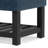 Cosmopolitan 44"W Vegan Leather Transitional Storage Ottoman Bench with Tufted Lift-Top and Open Shelf-1608066680