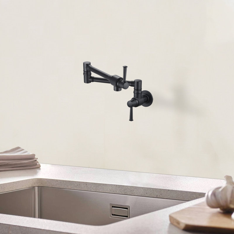 Pot Filler Faucet - Wall Mount Kitchen Sink Faucet