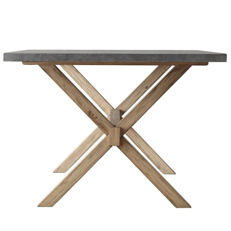 Ashlock 4 - Person Trestle Dining Set, Light Gray