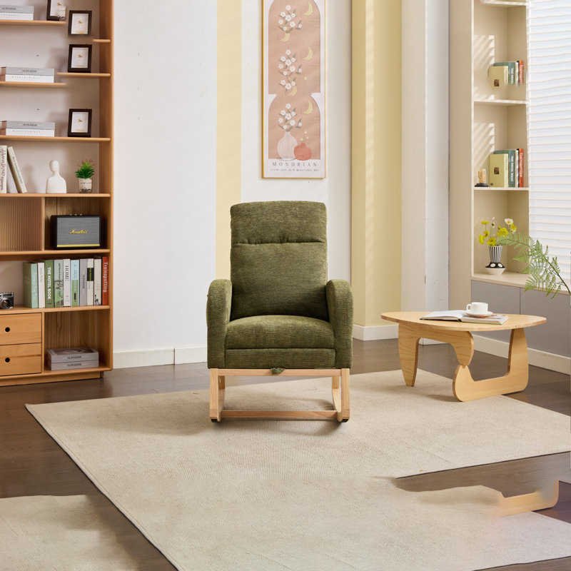 Chaise berçante Modern, Olive