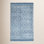 Spillane Navy Gray Hand-Knotted Geometric Rug
