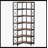 7-Tier Corner Bookshelf Corner Bookcase Storage Display Rack-1380286860