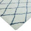 Manilow Berber Shaggy Ivory/Blue Rug-142623159