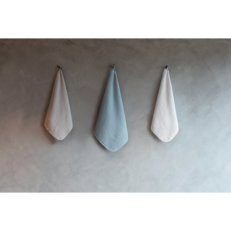Melody Washcloth, Fog, Fingertip Towel