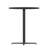 Carrus Round Laminate Dining Table Top with X-Shaped Base-31302218-31302221