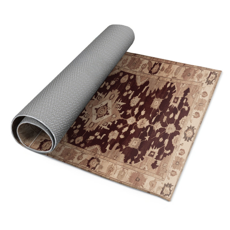 Tapis intérieur et extérieur brun Overdyed, Rectangle 9 pi x 12 pi