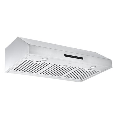 Ancona UCT636 36"" Under Cabinet Range Hood with Night Light in Stainless Steel -  AN-1202