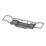 Stainless Steel Bathtub Caddy | Extendable 28" - 37" Bathtub Tray | Expandable Tub Tray