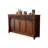 Retro Nut-Brown Solid Wood Sideboard