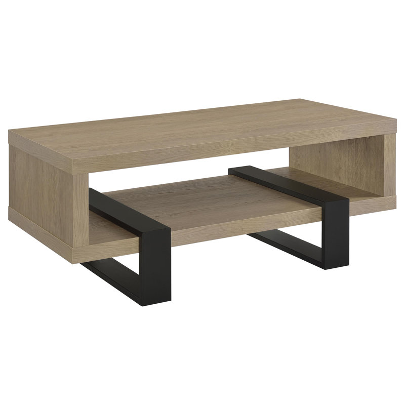 Dinard Engineered Wood Cocktail Coffee Table Latte, Latte