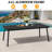 Cyanni 8 - Person 82.5'' L Outdoor Dining Set with Umbrella Hole-864546346