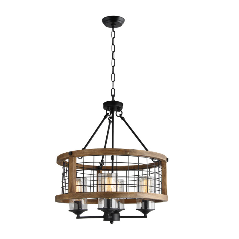 Lustre tambour 4 lumières Clintwood