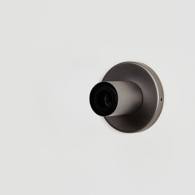 1 - Light Armed Sconce, Graphite