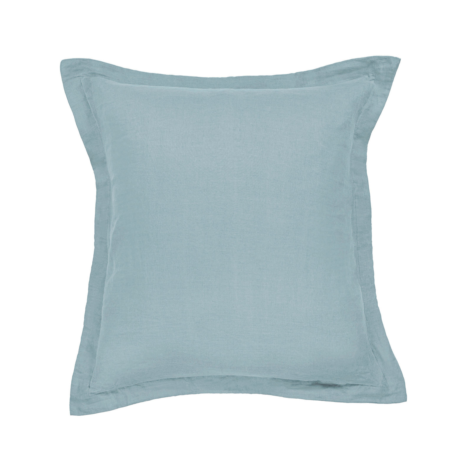 100% French Linen Flanged 26" X 26" Euro Sham, Wave
