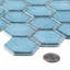 Honoro- Hexite Honeycomb Glass 2" Hexagon Mosaic Wall & Floor Tile-73295102