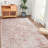 Washable Low-Pile Area Rug, Beige, Non-Slip Bottom, Non-Shedding, Foldable, & Pet , For Bedroom, Living Room, Kitchen, Dining Spot Refinement Base, Room-858216296