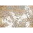 One-of-a-Kind 4'1" x 6'7" New Age Rectangle Silk and Wool Area Rug in Brown and Gold