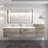 Moreno Bailey 103.5'' Double Bathroom Vanity with Acrylic Top-87461372