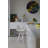 Swivel Upholstered Counter Stool with Metal Frame-32801830-40925065-44645334