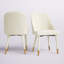 Chaise d'appoint rembourrée en velours Belle-319726428