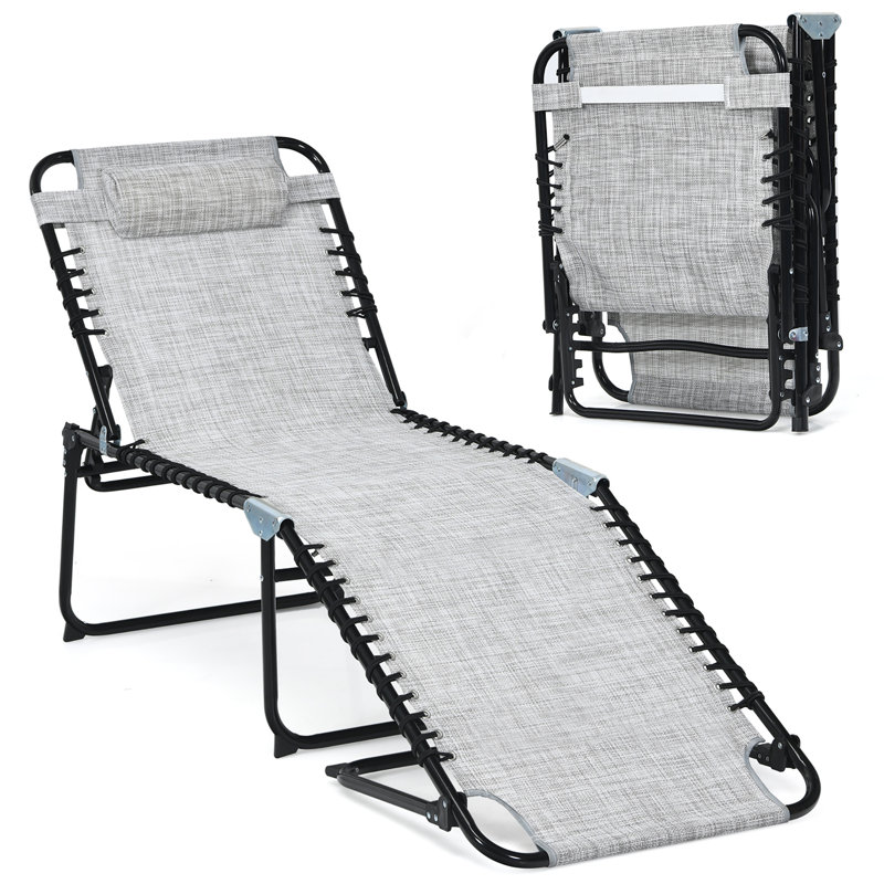 Kamarious Folding Zero Gravity Chair, Gray